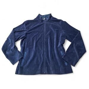 Liz Claiborne Women's Blue and Navy Jacket